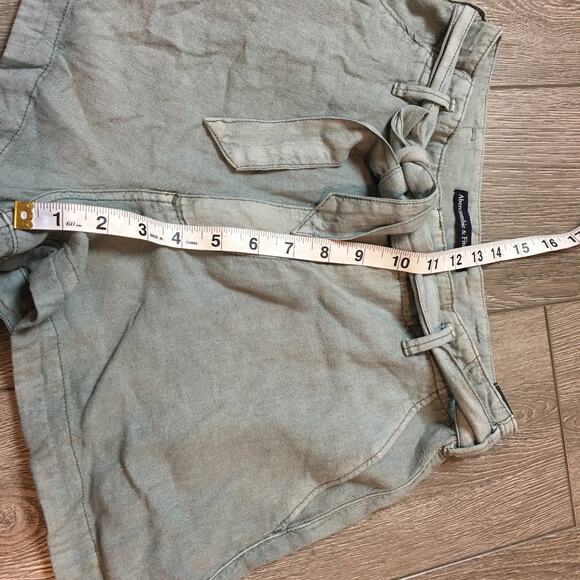 Abercrombie & Fitch linen blend women size small shorts NWT - Picture 6 of 7